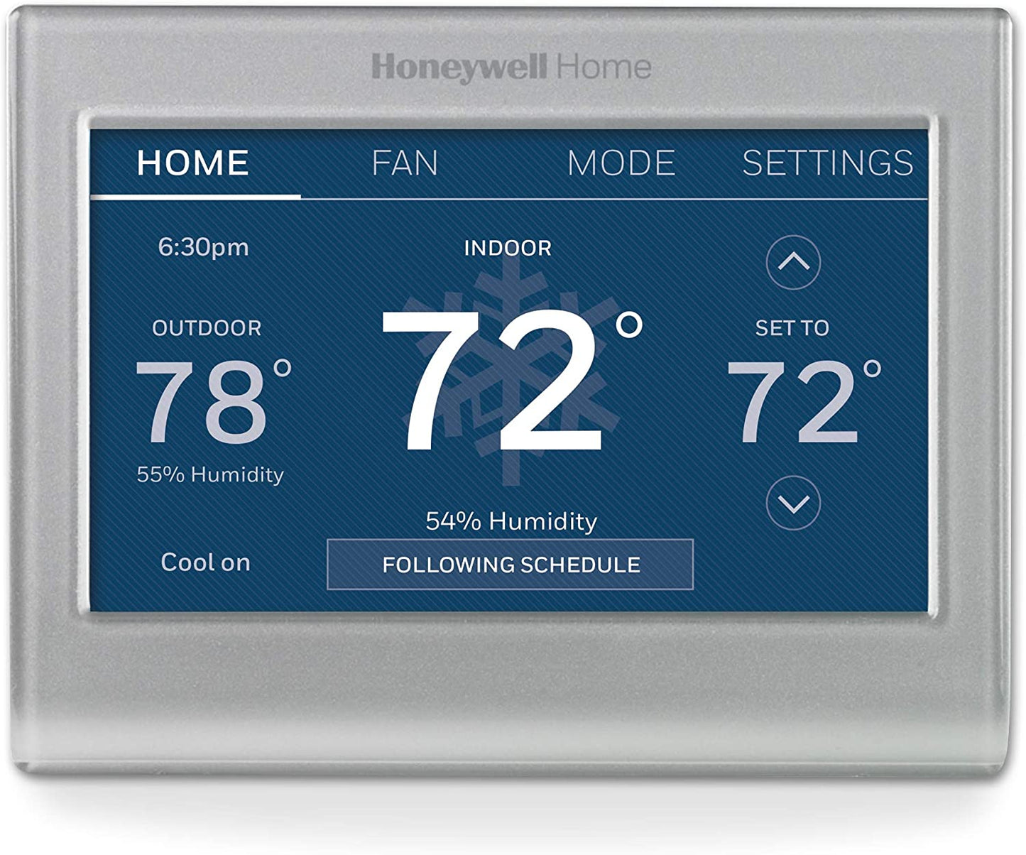 Honeywell Home RTH9585WF Wi-Fi Smart Color Thermostat, 7 Day Programmable, Touch Screen, Energy Star, Alexa Ready, C-Wire Required, Not Compatible with Line Volt Heating
